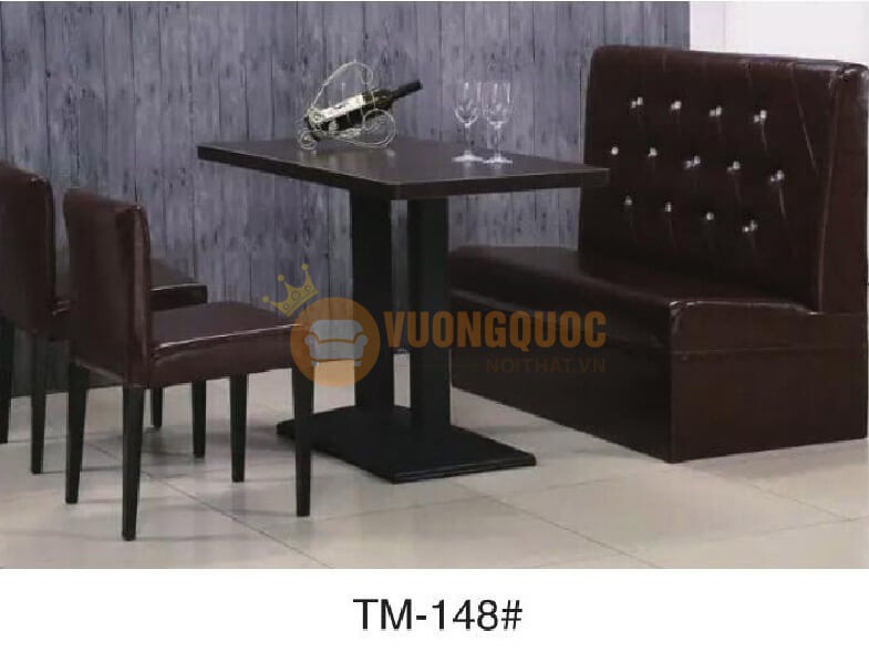 Bộ bàn ghế nhà hàng đẹp HOY TM148-1